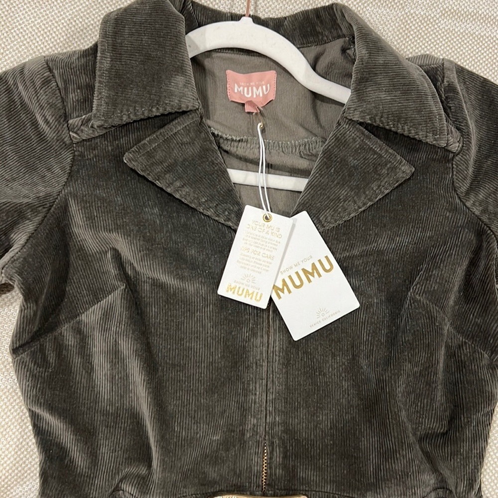 Show me your Mumu corduroy dress